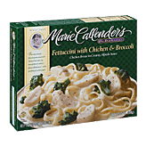 Marie Callender's  fettuccini with chicken and broccoli tossed in a creamy alfredo sauce Left Picture